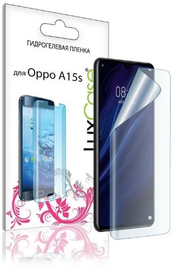 LuxCase Гидрогелевая пленка для Oppo A15S, Прозрачная