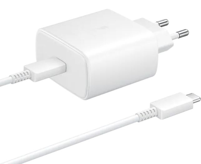 Samsung Сетевое зарядное устройство EP-TA845, Type-C, 45W + кабель Type-C