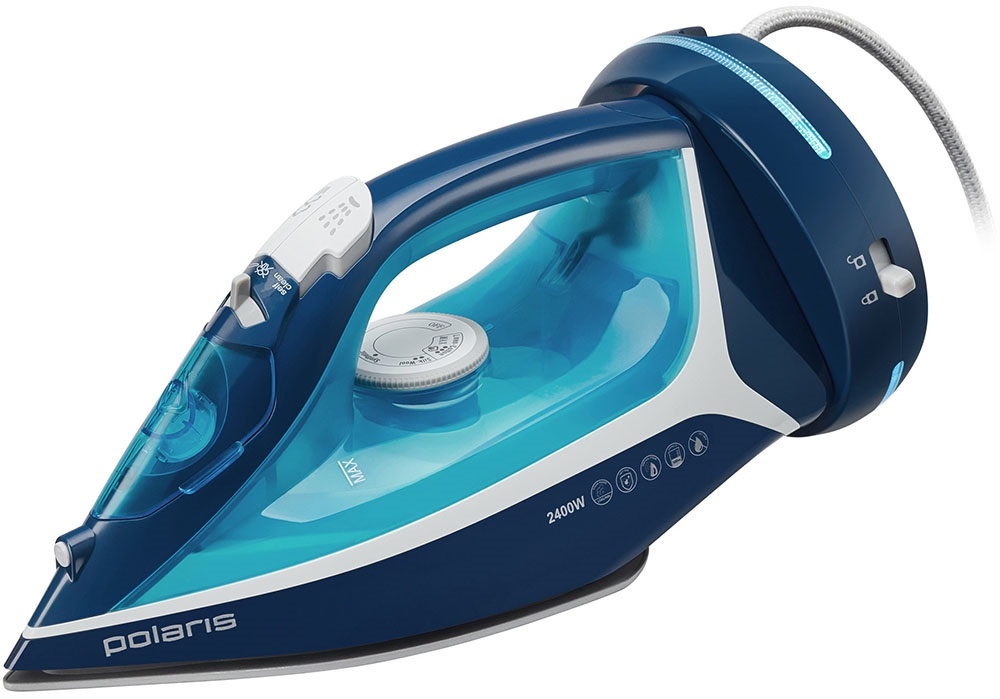 

Утюг Polaris, PIR 2444K (синий/белый)
