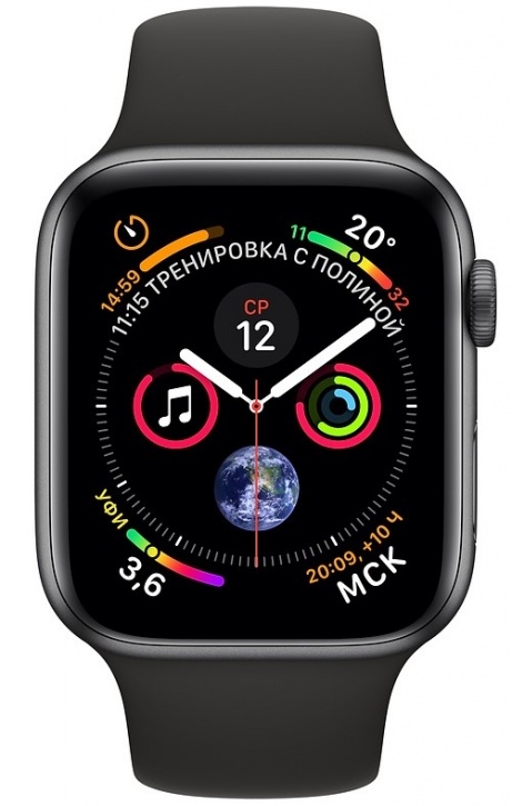 Apple Часы Watch Series 4 GPS 44mm Aluminum Case with Sport Band