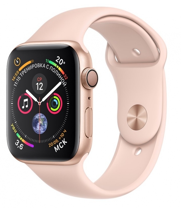 Apple Часы Watch Series 4 GPS 44mm Aluminum Case with Sport Band