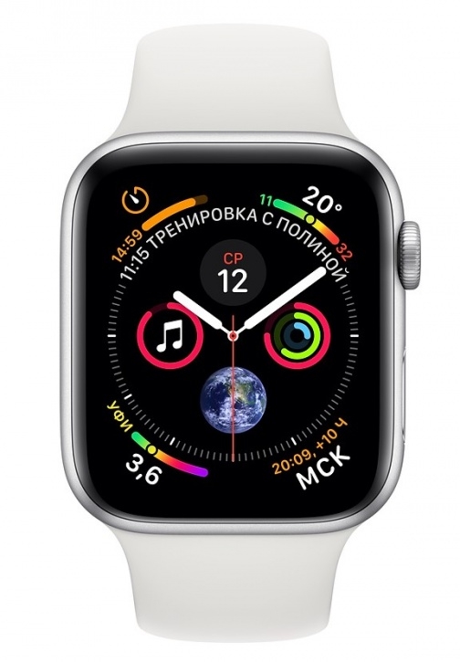 Apple Часы Watch Series 4 GPS 44mm Aluminum Case with Sport Band