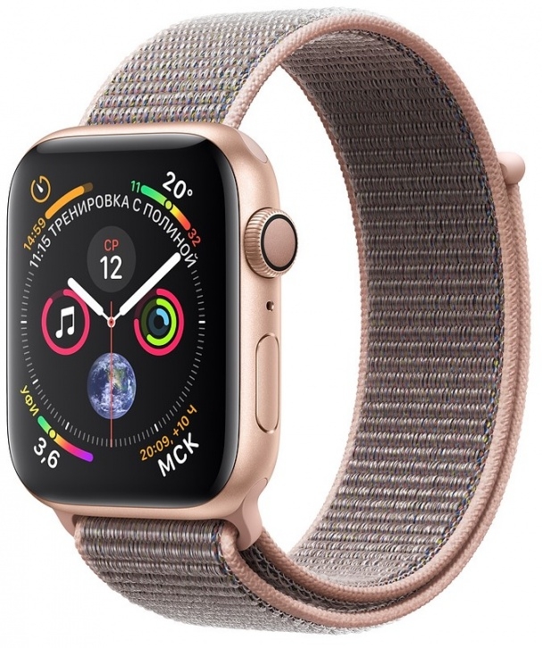 Apple Часы Watch Series 4 GPS 40mm Aluminum Case with Sport Loop