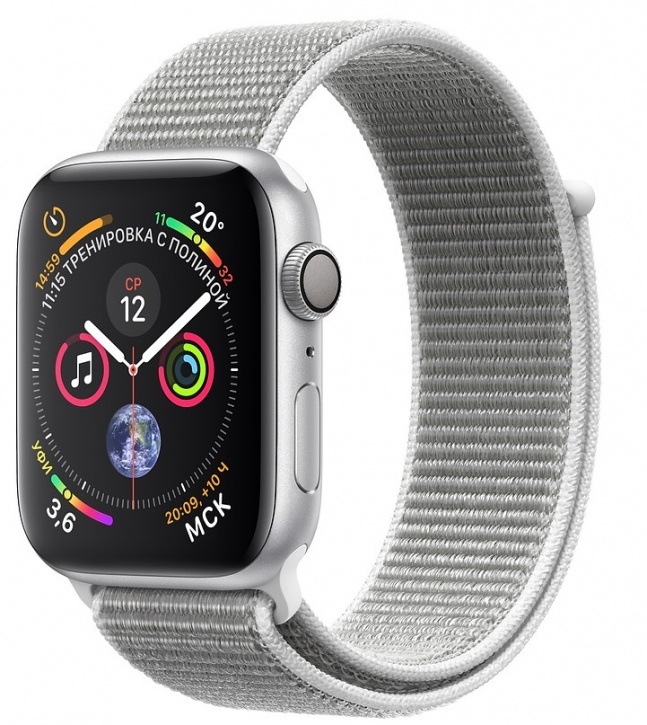 Apple Часы Watch Series 4 GPS 44mm Aluminum Case with Sport Loop