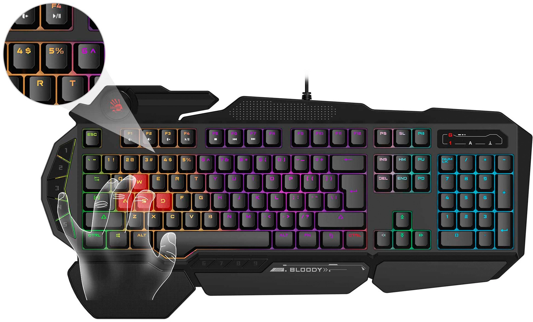 A4Tech Bloody B310N Multimedia for gamer LED
