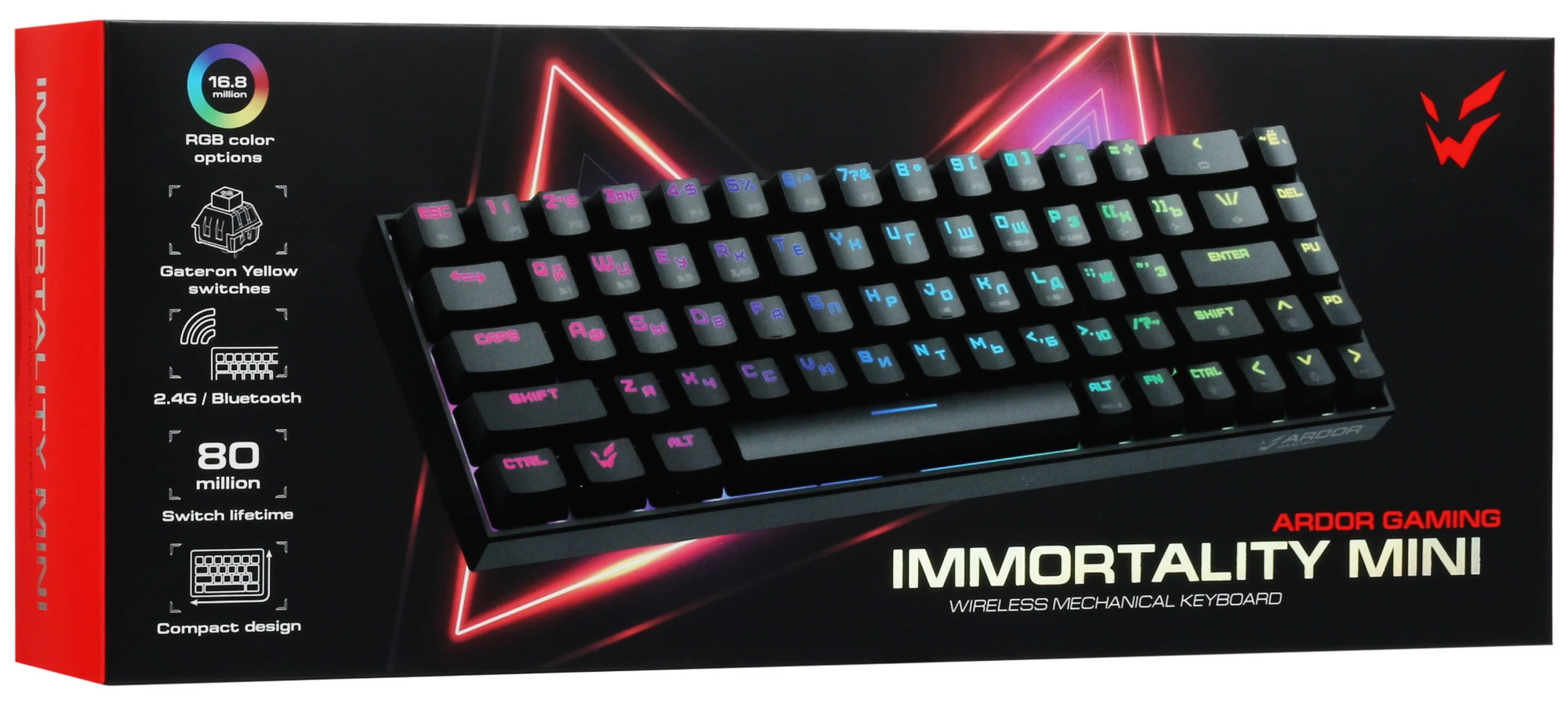 ARDOR GAMING Immortality mini механическая проводная + беспроводная