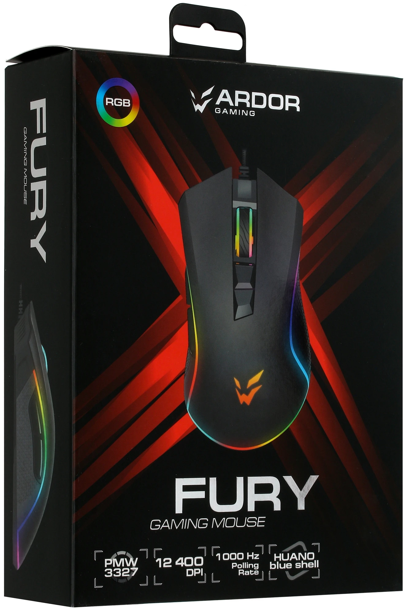 ARDOR GAMING Fury проводная (12400dpi)