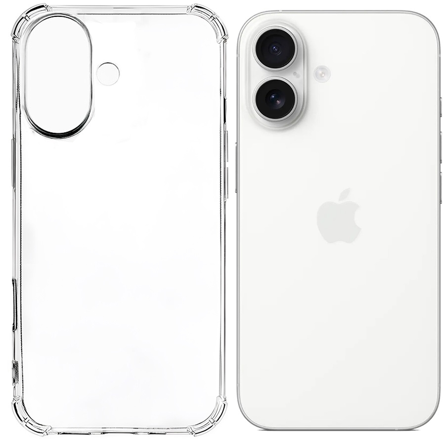 PERO Чехол-накладка Clip Case усиленный для Apple iPhone 16