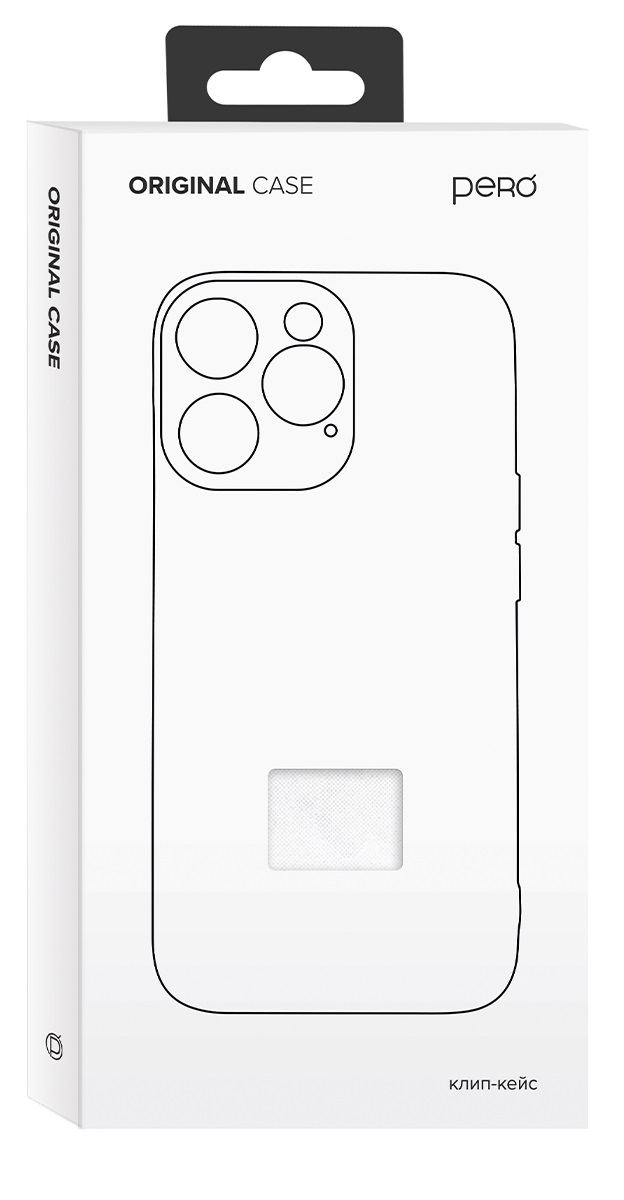 PERO Чехол-накладка Clip Case усиленный для Apple iPhone 16