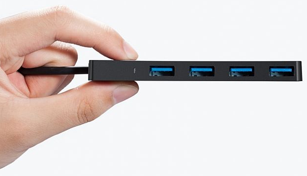 Anker Концентратор ультратонкий 4-портовый, USB 3.0 (без поддержки зарядки)