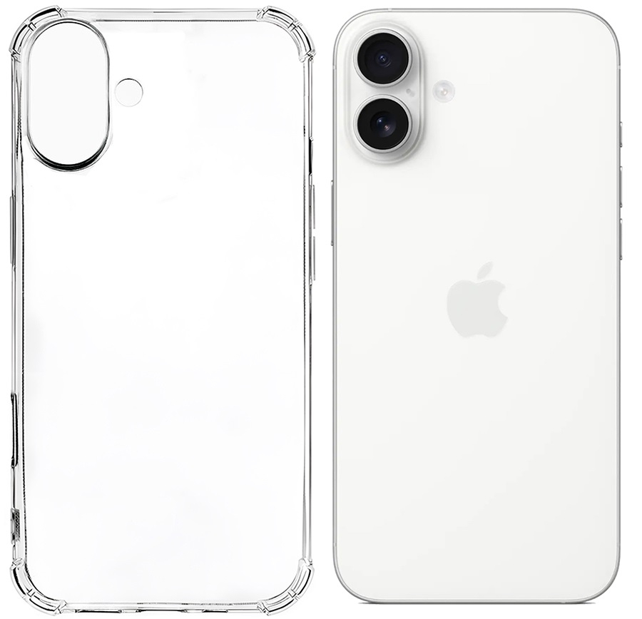PERO Чехол-накладка Clip Case усиленный для Apple iPhone 16 Plus
