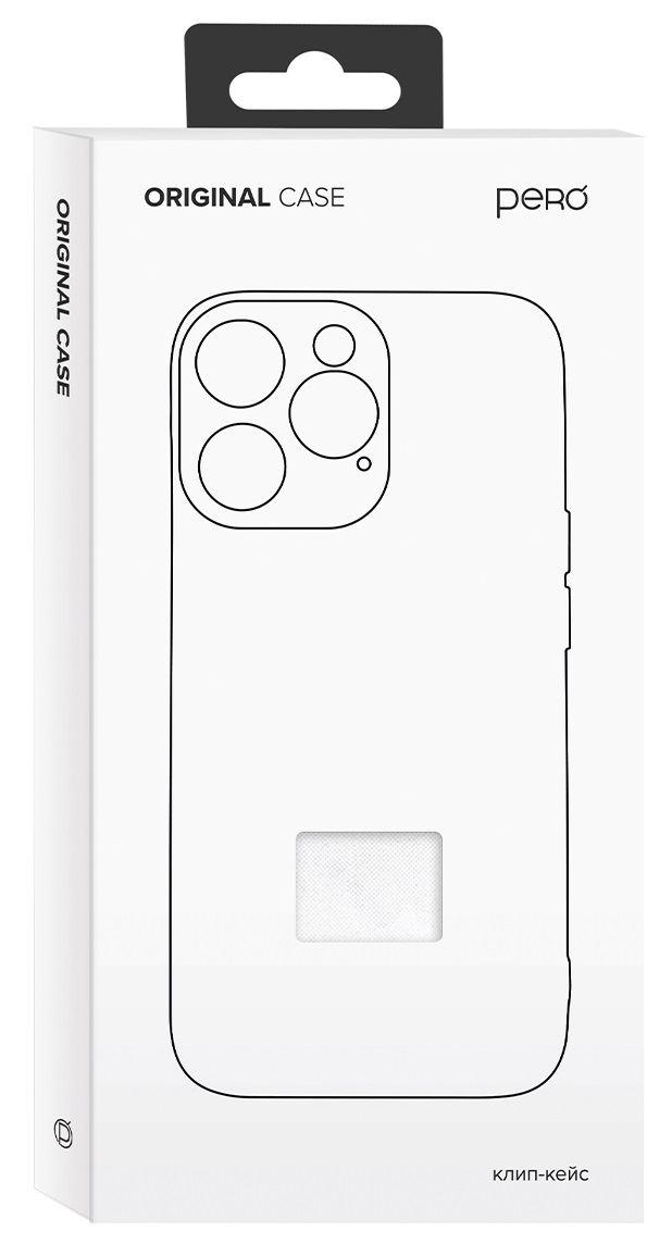 PERO Чехол-накладка Clip Case усиленный для Apple iPhone 16 Plus