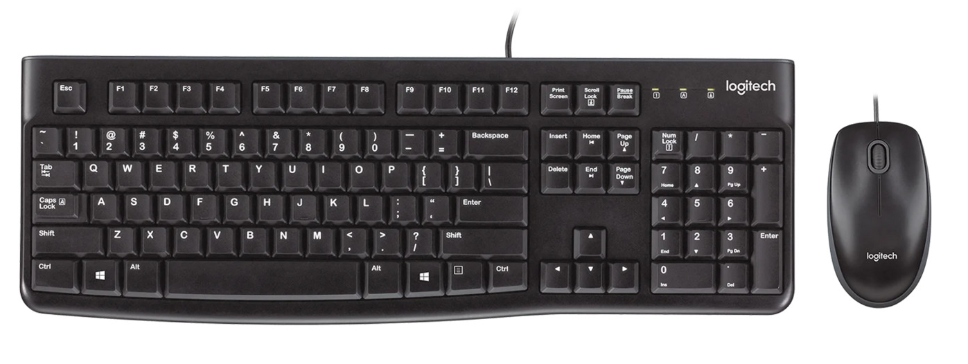 Logitech проводной набор Desktop MK120 RUS