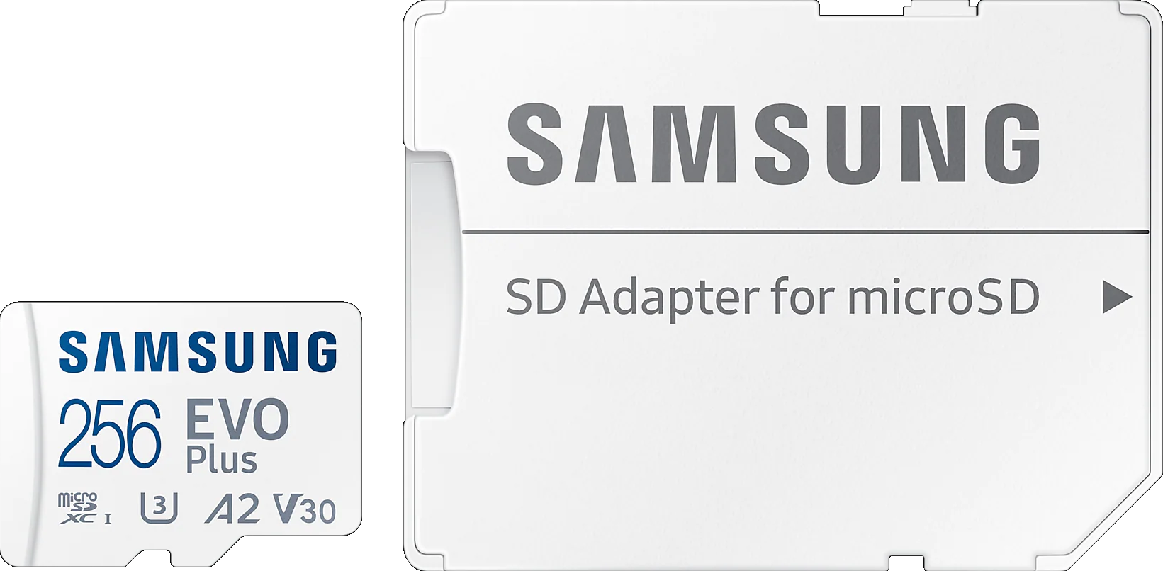 Samsung microSDXC Card 256GB EVO PLUS U3, V30, A2 + adapter