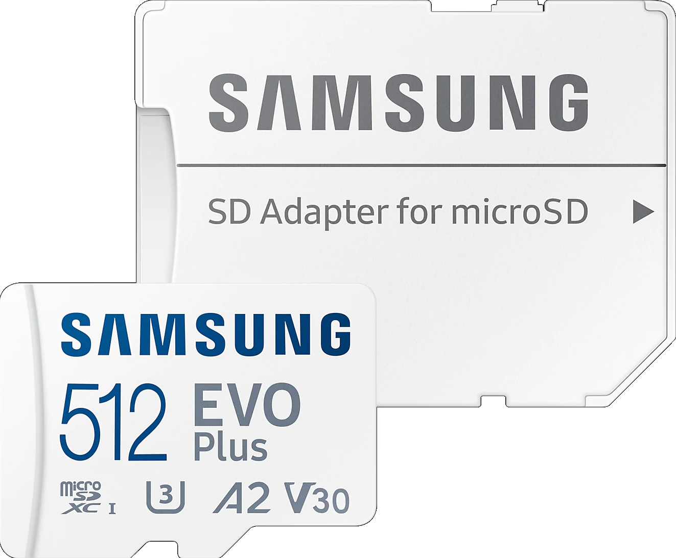 Samsung microSDXC Card 512GB EVO PLUS U3, V30, A2 + adapter