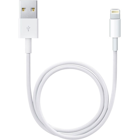 Apple Кабель USB (M)- Lightning (M), 2 м, (MD819ZM/A)