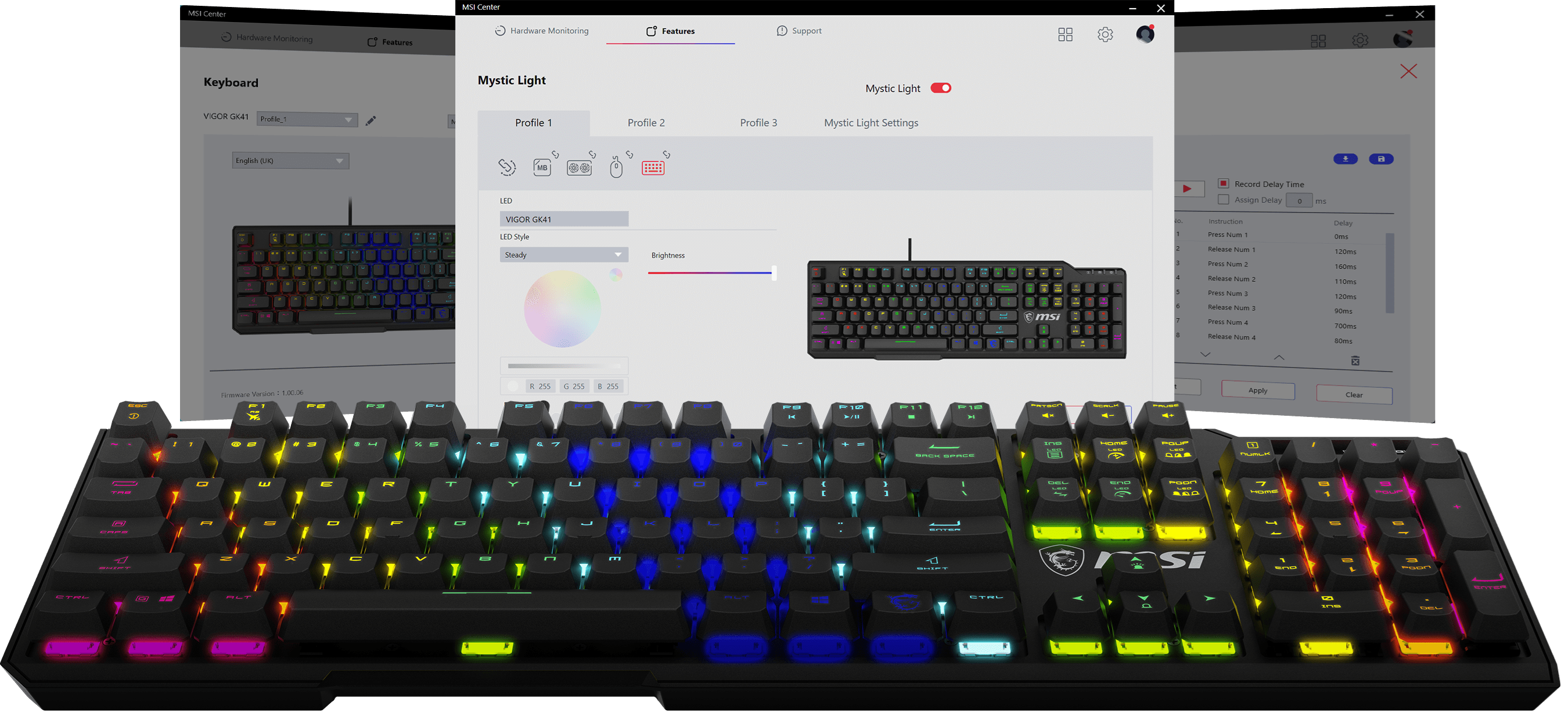 MSI проводная Vigor GK41 LR