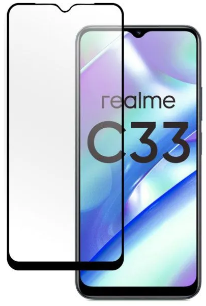 PERO Защитное стекло Full Glue для Realme C33