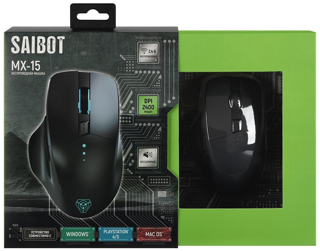 TFN Saibot MX-15 бесшумная беспроводная (2400dpi)