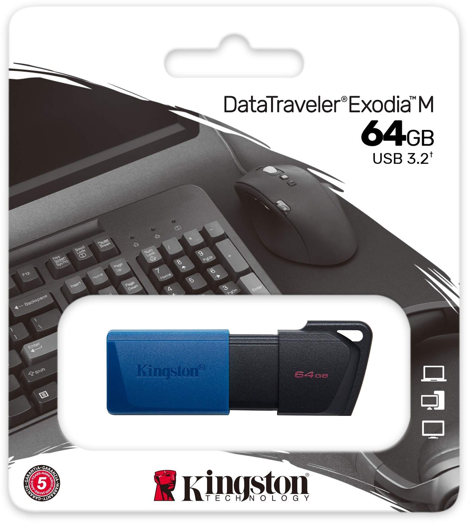 Kingston DataTraveler Exodia M DTXM/64GB, USB 3.0