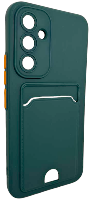 Mariso Чехол-накладка BUTTON с карманом для карт для Samsung Galaxy A34