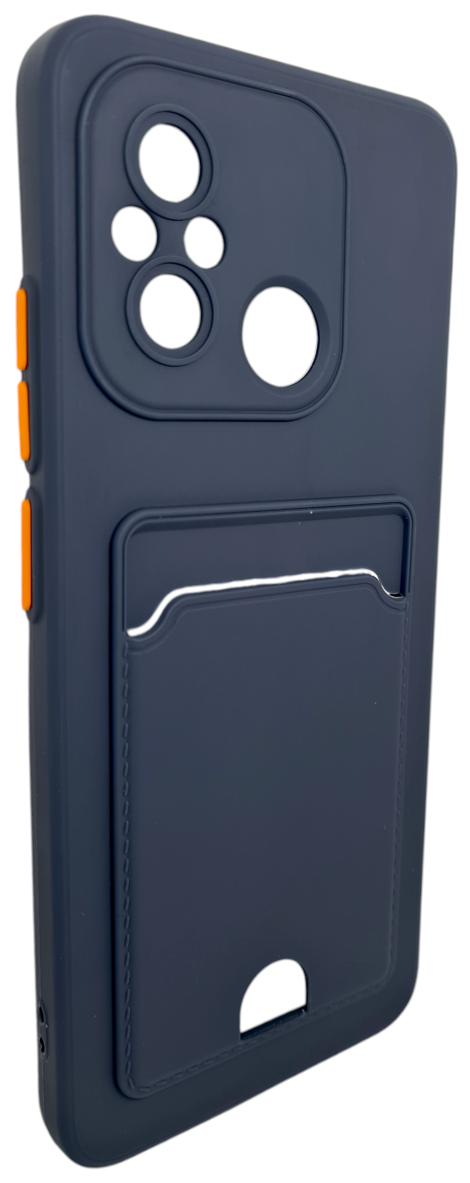 Mariso Чехол-накладка BUTTON с карманом для карт для Xiaomi Redmi 12C