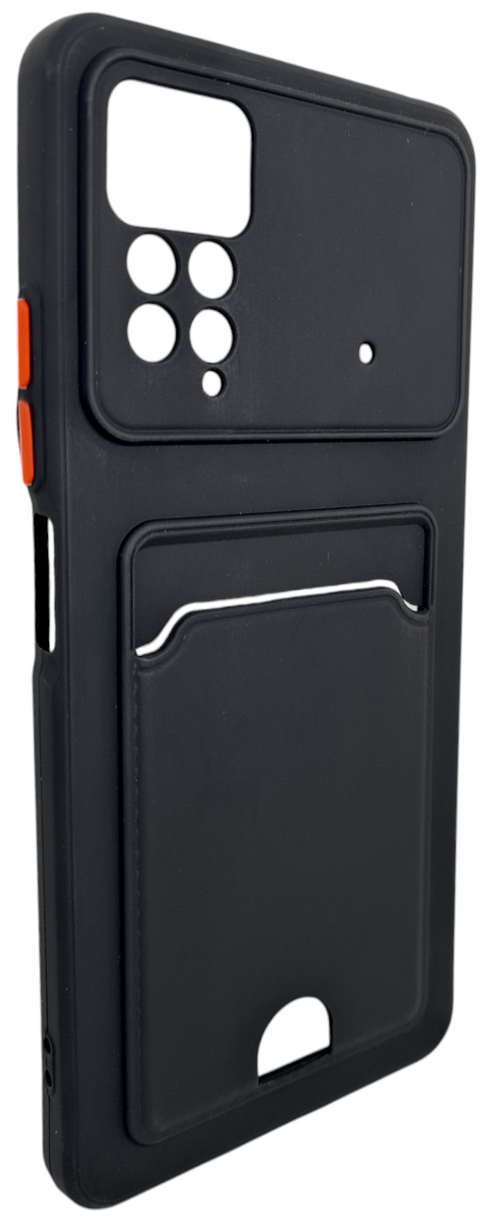 Mariso Чехол-накладка BUTTON с карманом для карт для Xiaomi Redmi Note 12 Pro (4G)