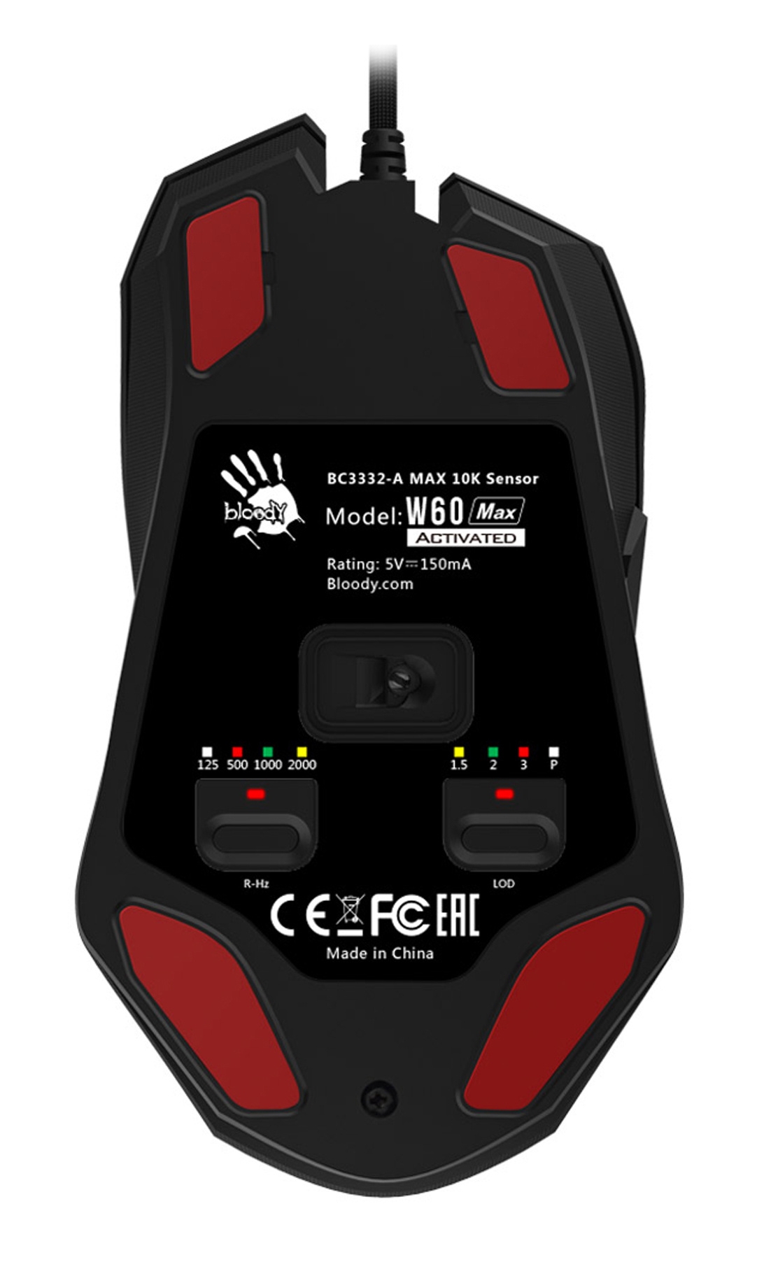 A4Tech Bloody W60 Max проводная (10000dpi) 