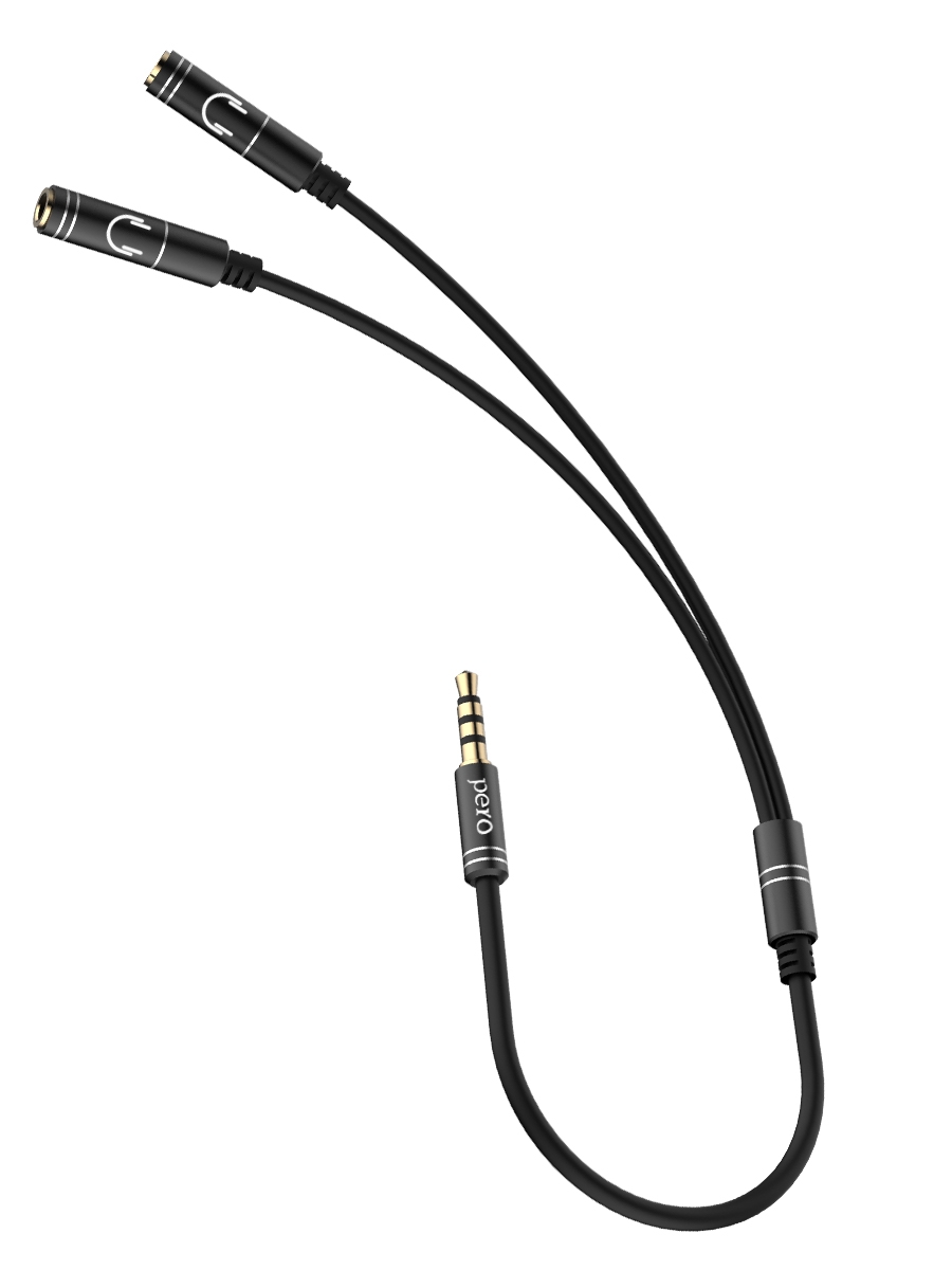 PERO Аудио разветвитель AD07 PREMIUM AUX SPLITTER, 2 x speaker