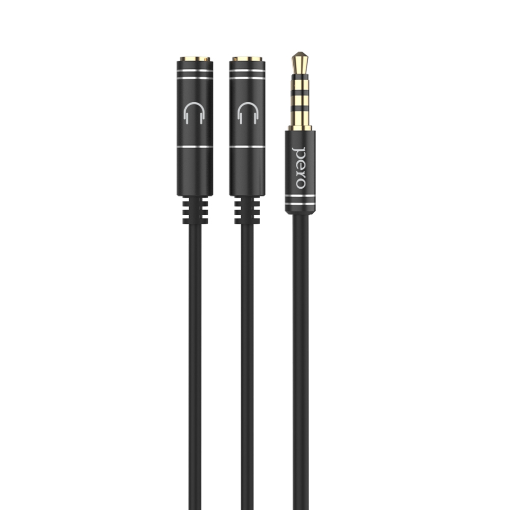 PERO Аудио разветвитель AD07 PREMIUM AUX SPLITTER, 2 x speaker