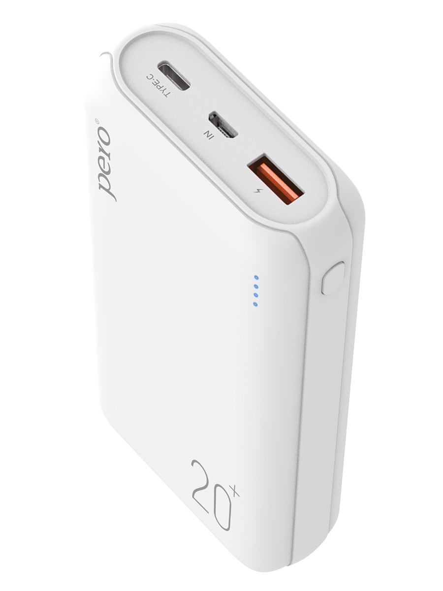 PERO PERO PB04 20000 mAh, Li-Pol, output USB-C PD + USB-A QC 3.0, 3A