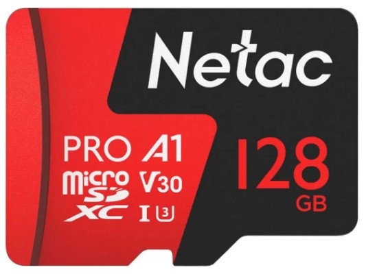 Netac microSDXC 128GB NT02P500PRO-128G-S P500 Extreme Pro A1 w/o adapter