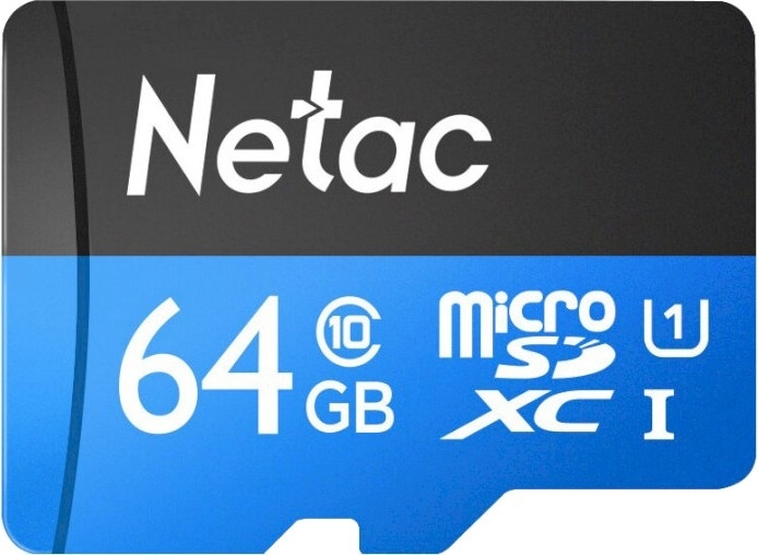 Netac microSDXC 64GB NT02P500STN-064G-S P500 w/o adapter