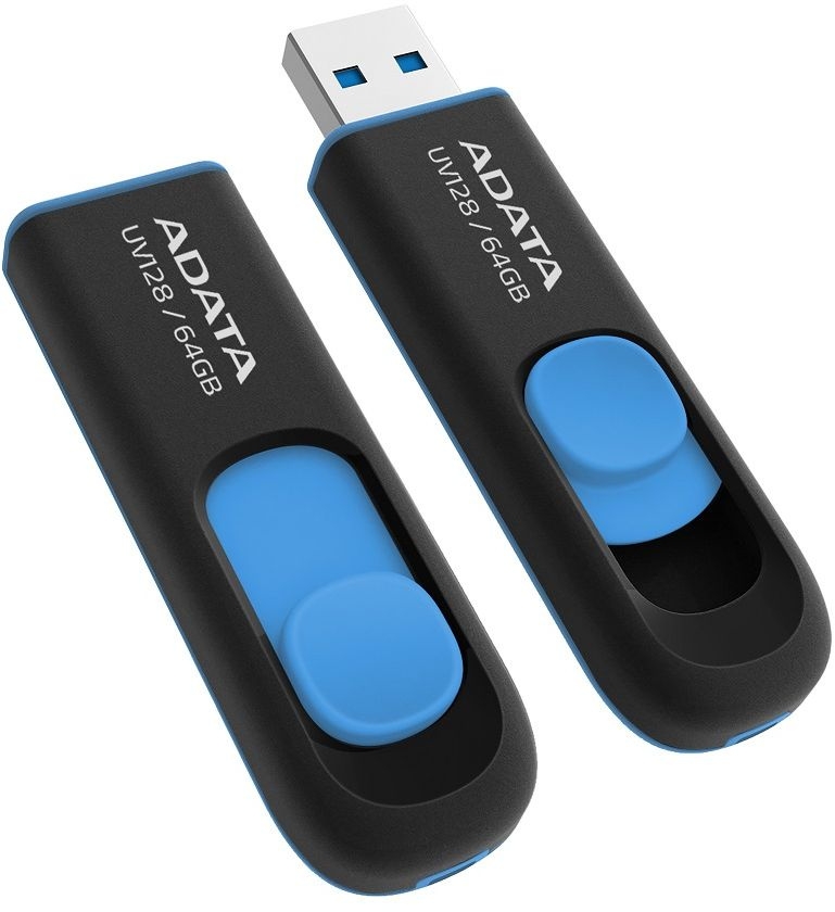 ADATA 64Gb DashDrive UV128 AUV128-64G-RBE USB3.2