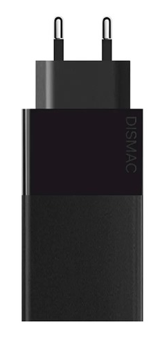DisMac Сетевое зарядное устройство Power Adapter GaN 65W USB + 2 Type-C