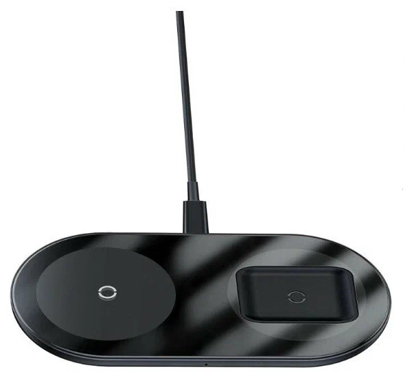 Baseus Беспроводное зарядное устройство Simple 2in1 Wireless Charger