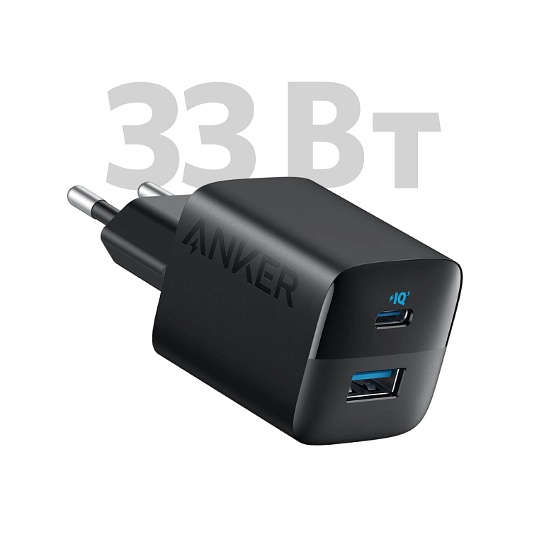 Anker Сетевое зарядное устройство 323 USB-C + USB-A 33W