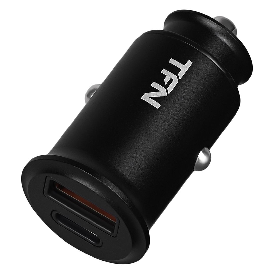 TFN Автомобильное зарядное устройство RAPID USB + Type-C, QC/PD, 30W