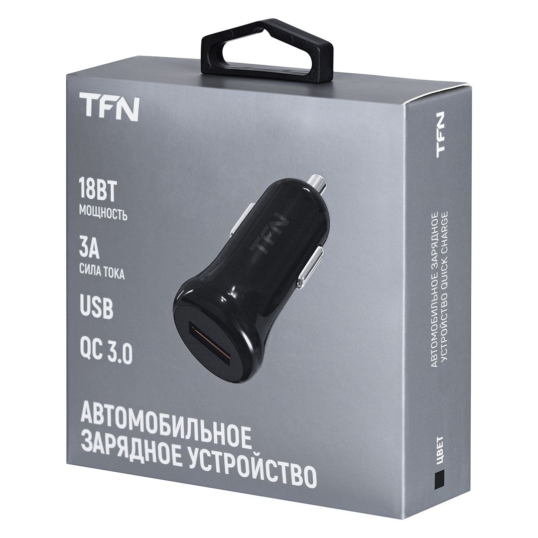 TFN Автомобильное зарядное устройство QC 3.0 18W