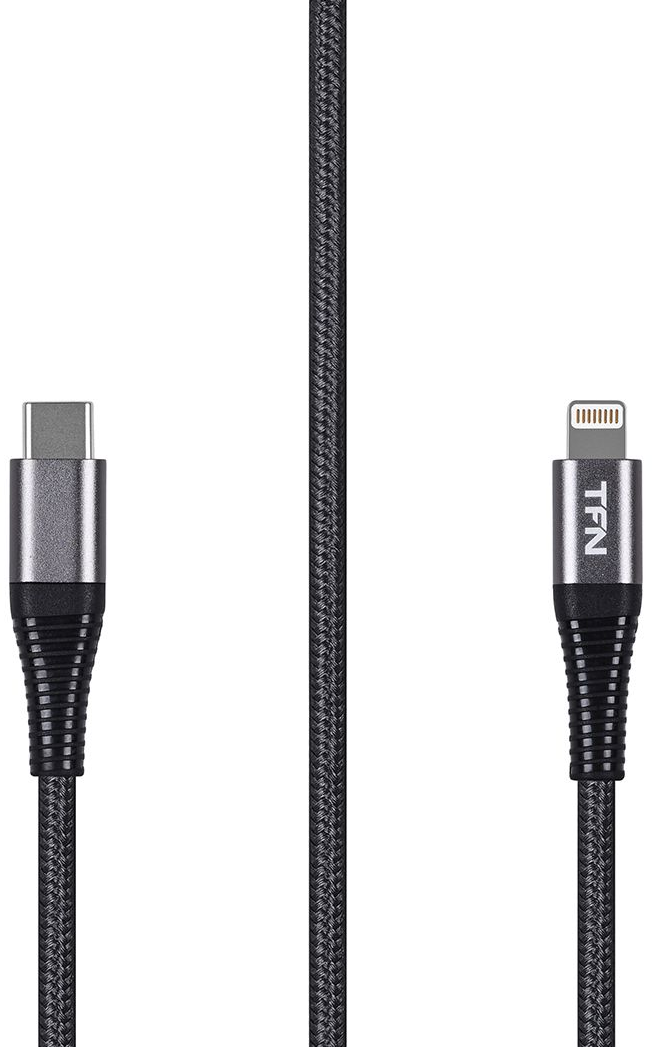 TFN Кабель 8pin - Type-C, MFI , нейлон, 1м