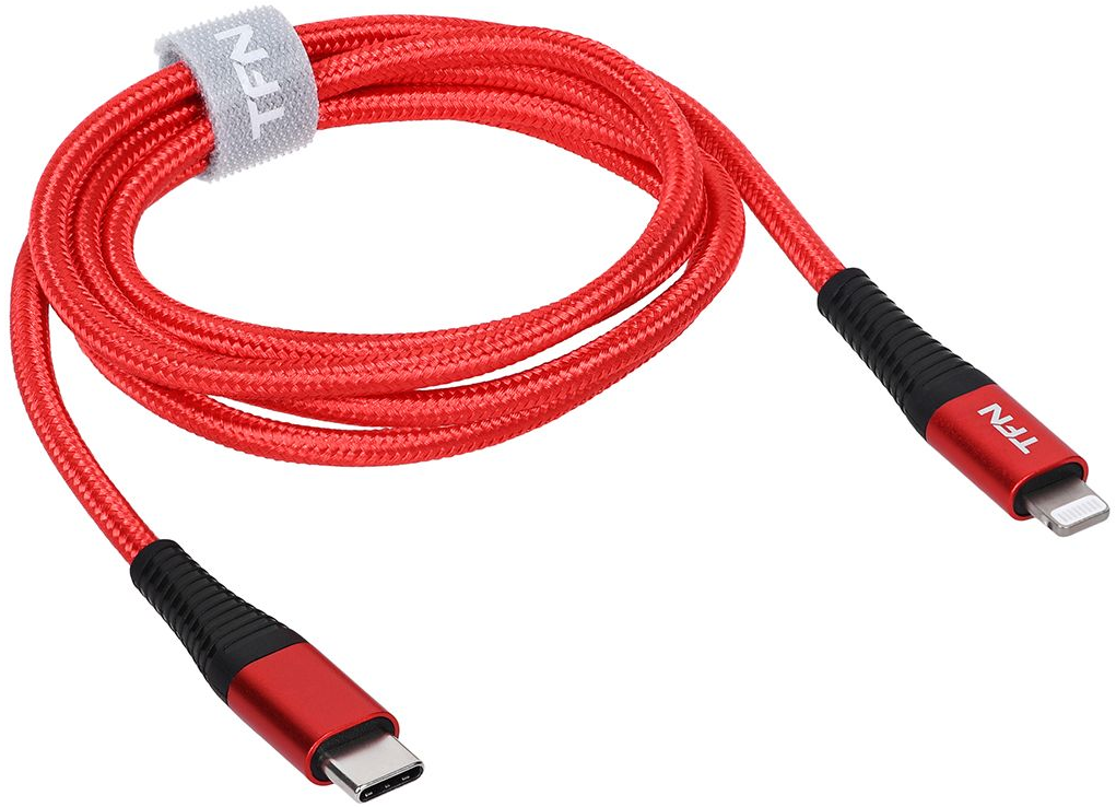TFN Кабель 8pin - Type-C, MFI , нейлон, 1м