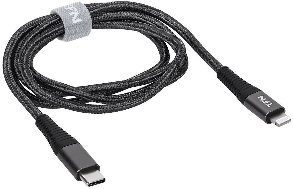 TFN Кабель 8pin - Type-C, MFI , нейлон, 1м