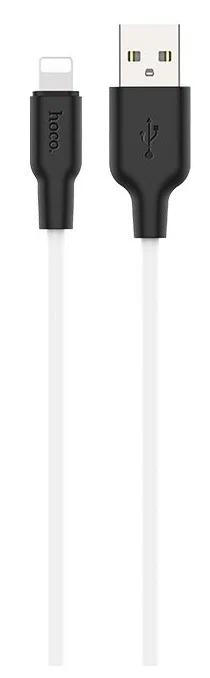 Hoco Кабель X21 Plus Silicone USB - Lightning, 1м, 2.4A