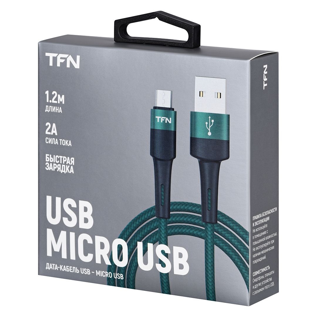 TFN Кабель USB - microUSB, ENVY, 1.2м
