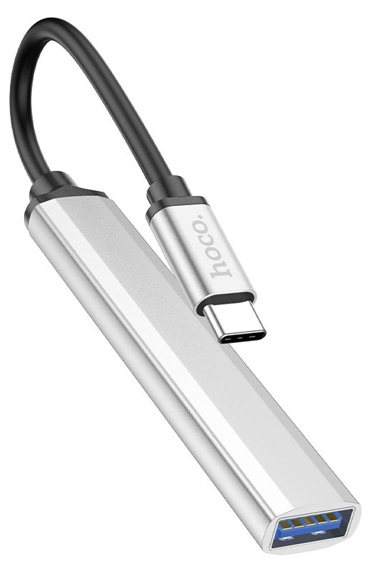 Hoco Разветвитель HUB Type-C 4-в-1 HB26 USB3.0+USB2.0