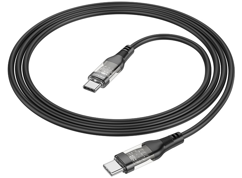 Borofone Кабель BU37 Type-C на Type-C 60W, 3A, 1.2M
