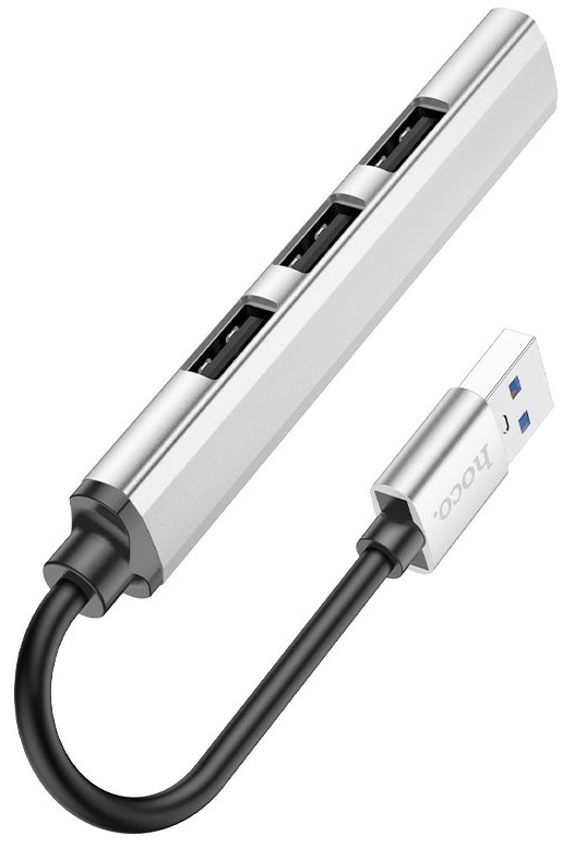 Hoco Разветвитель USB HUB 4-в-1 HB26 USB3.0+USB2.0