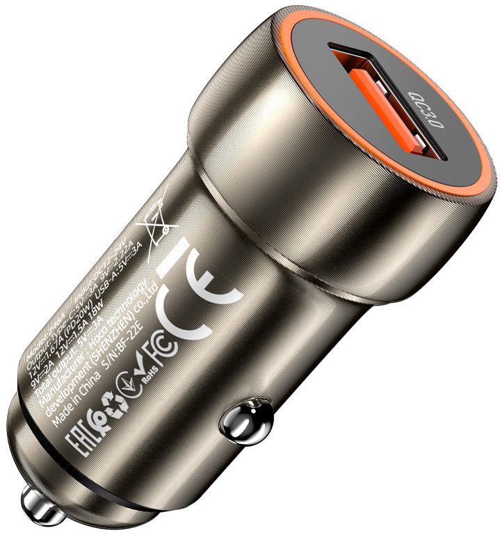 Hoco Автомобильное зарядное устройство Z46 QC3.0, 18W