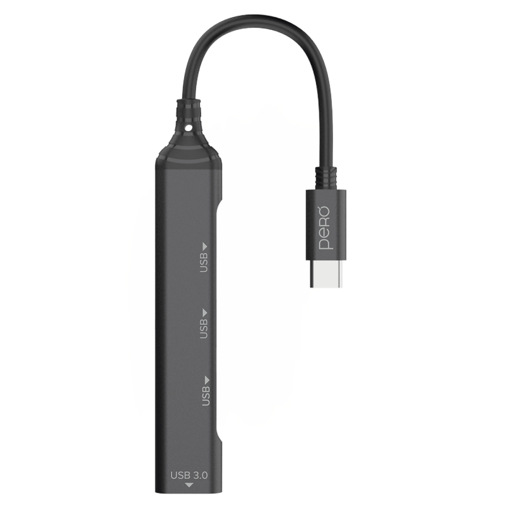 PERO Multi HUB MH02, Type-C - USB 3.0 + USB 2.0 + USB 2.0 + USB 2.0