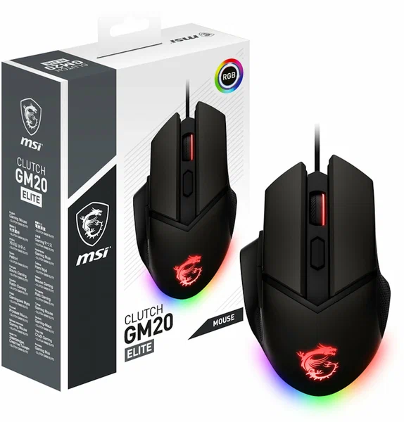 MSI Clutch GM20 Elite проводная (6400dpi)
